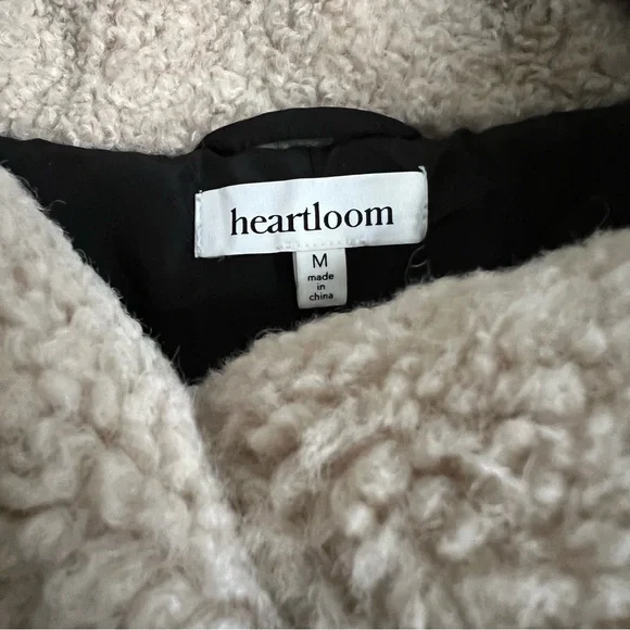NWOT Heartloom Solas Puffer Sherpa coat - Picture 8 of 8